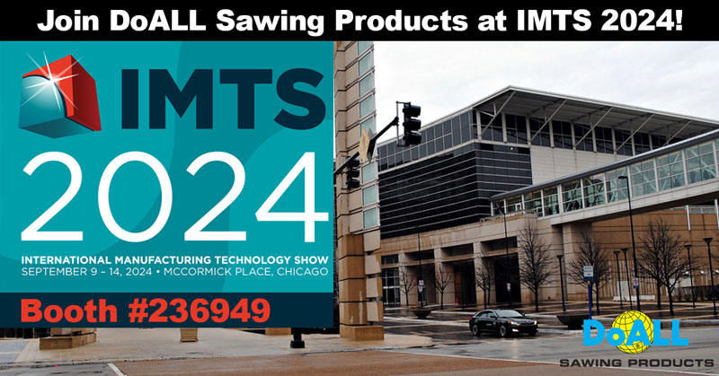 Discover the Future of Sawing: Join DoALL Sawing Products at IMTS Chicago 2024