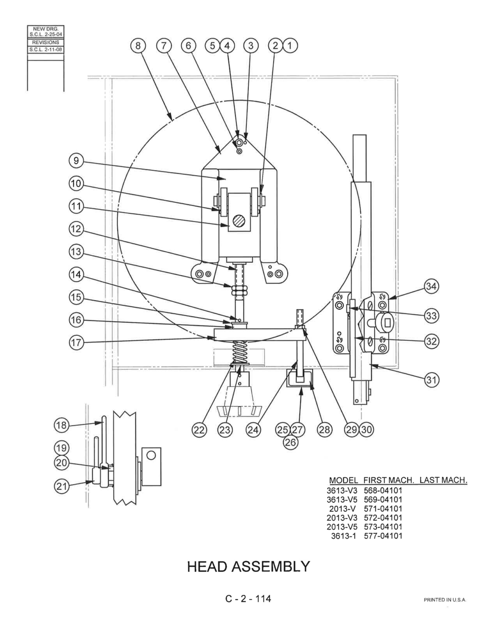 Exploded View Parts Ordering: 3613-1_577