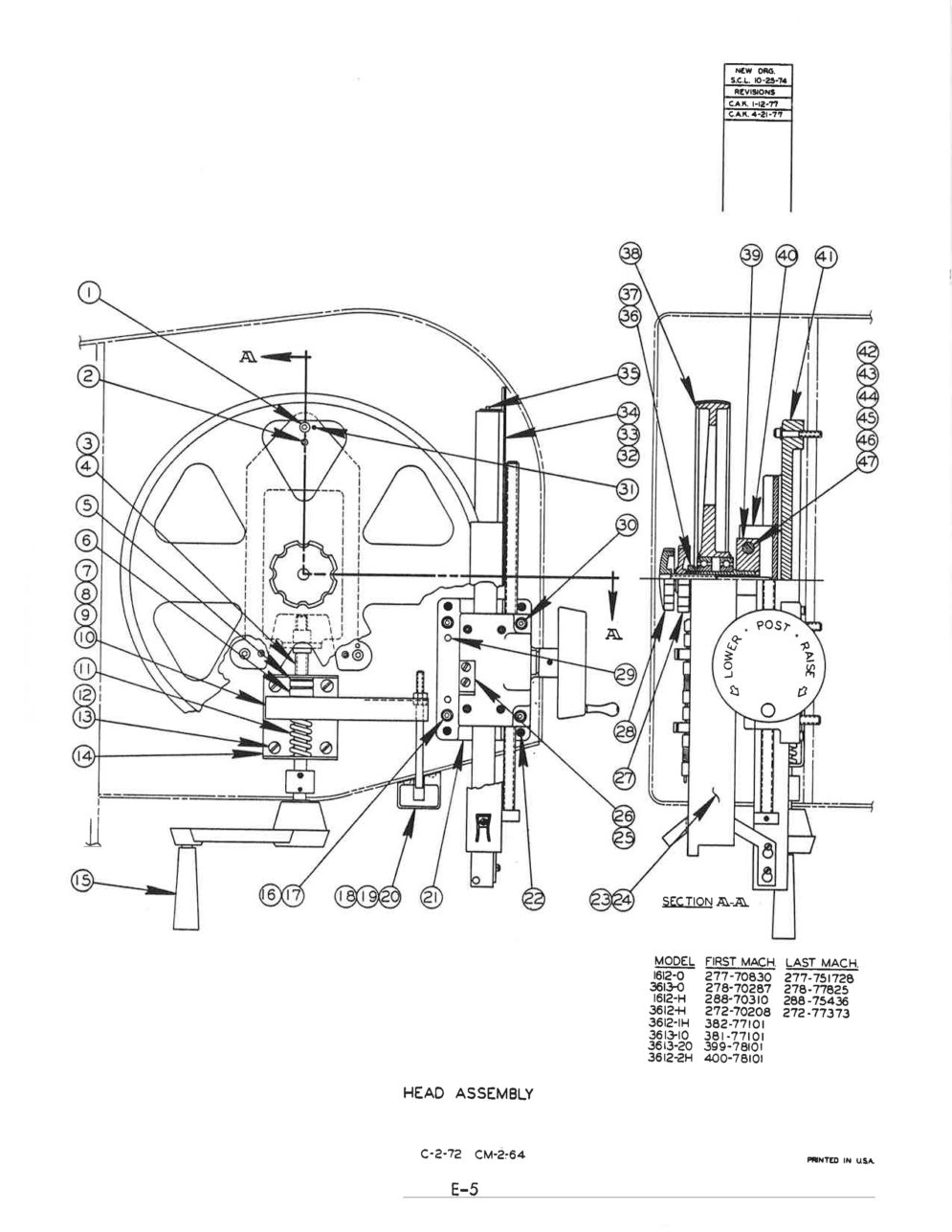 Exploded View Parts Ordering: 3613-0_278