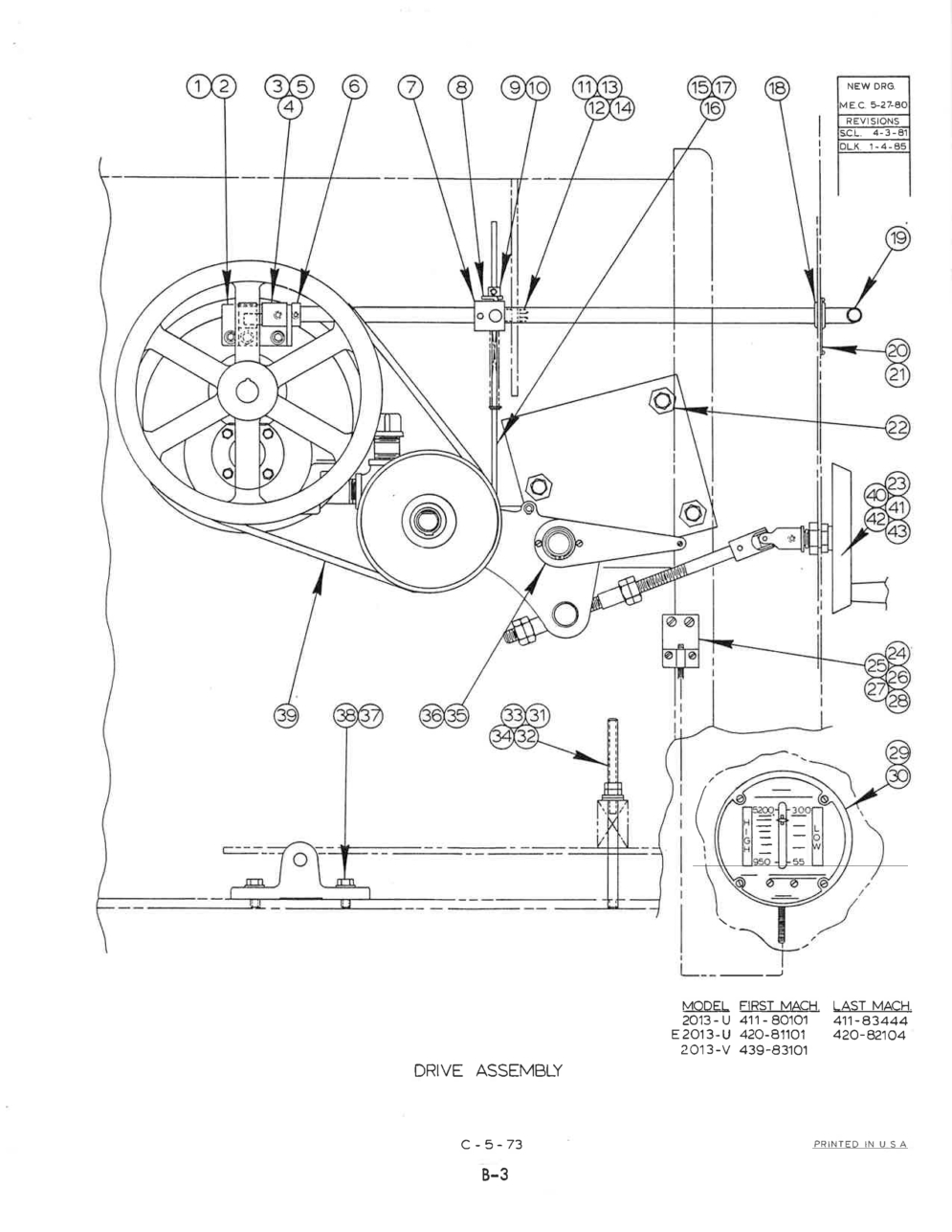 Exploded View Parts Ordering: 2013-V_439