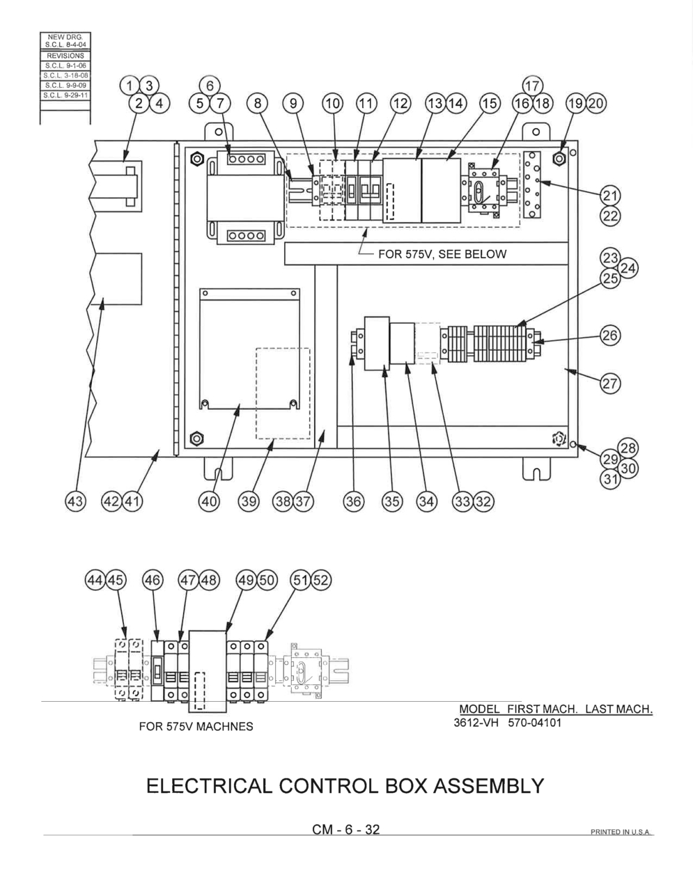 Exploded View Parts Ordering: 3612-VH _570