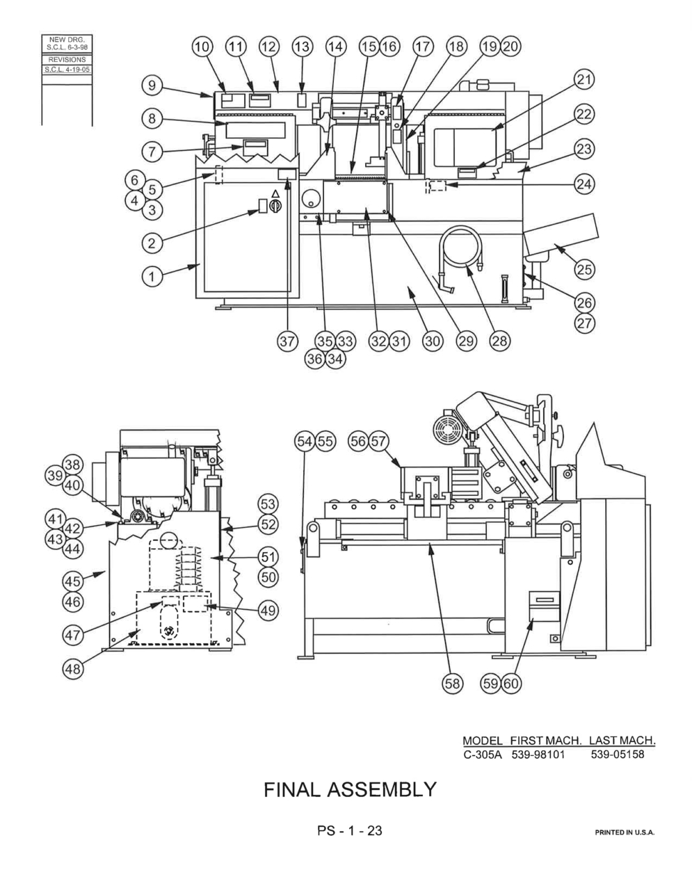 Exploded View Parts Ordering: C-305A_539