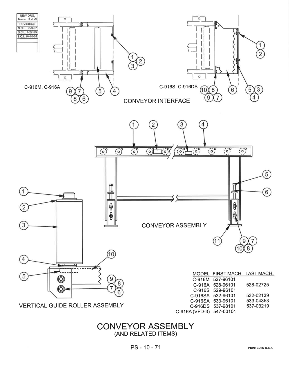 Exploded View Parts Ordering: C-916DS_537