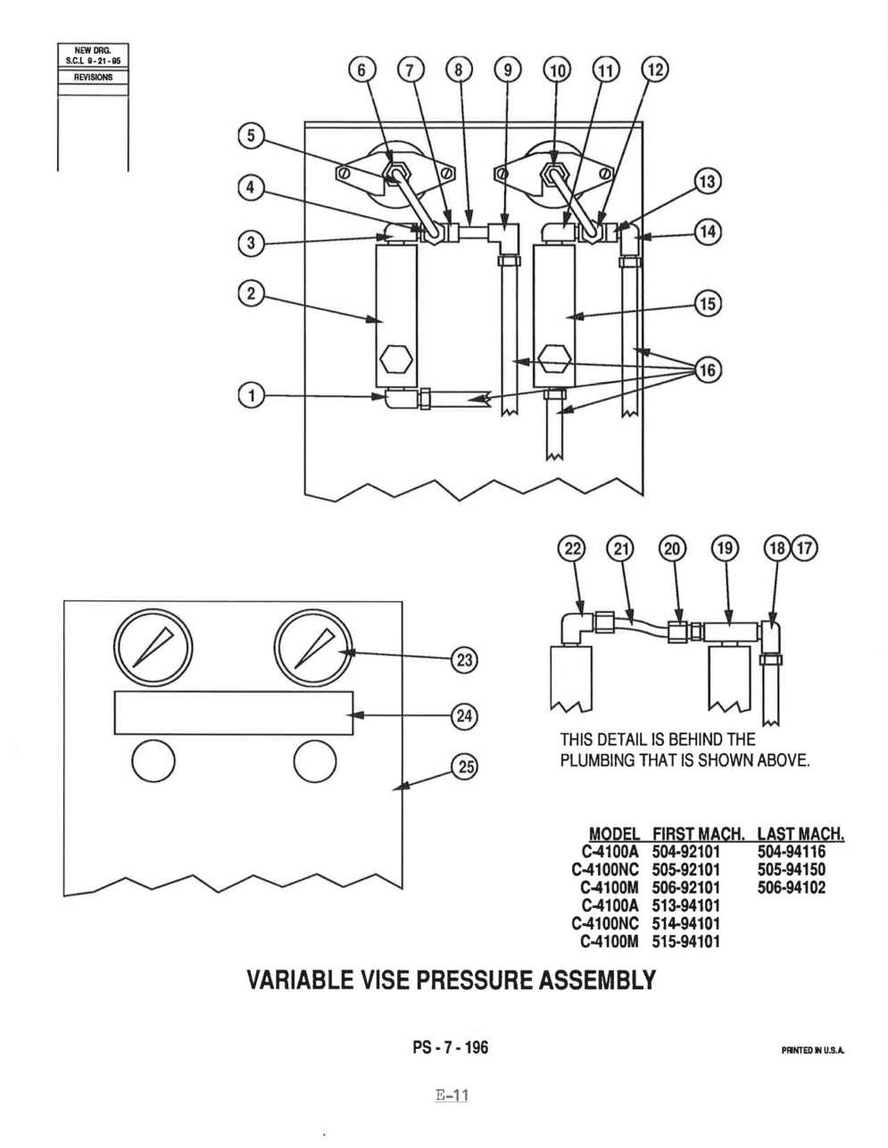 Exploded View Parts Ordering: C-4100NC_505