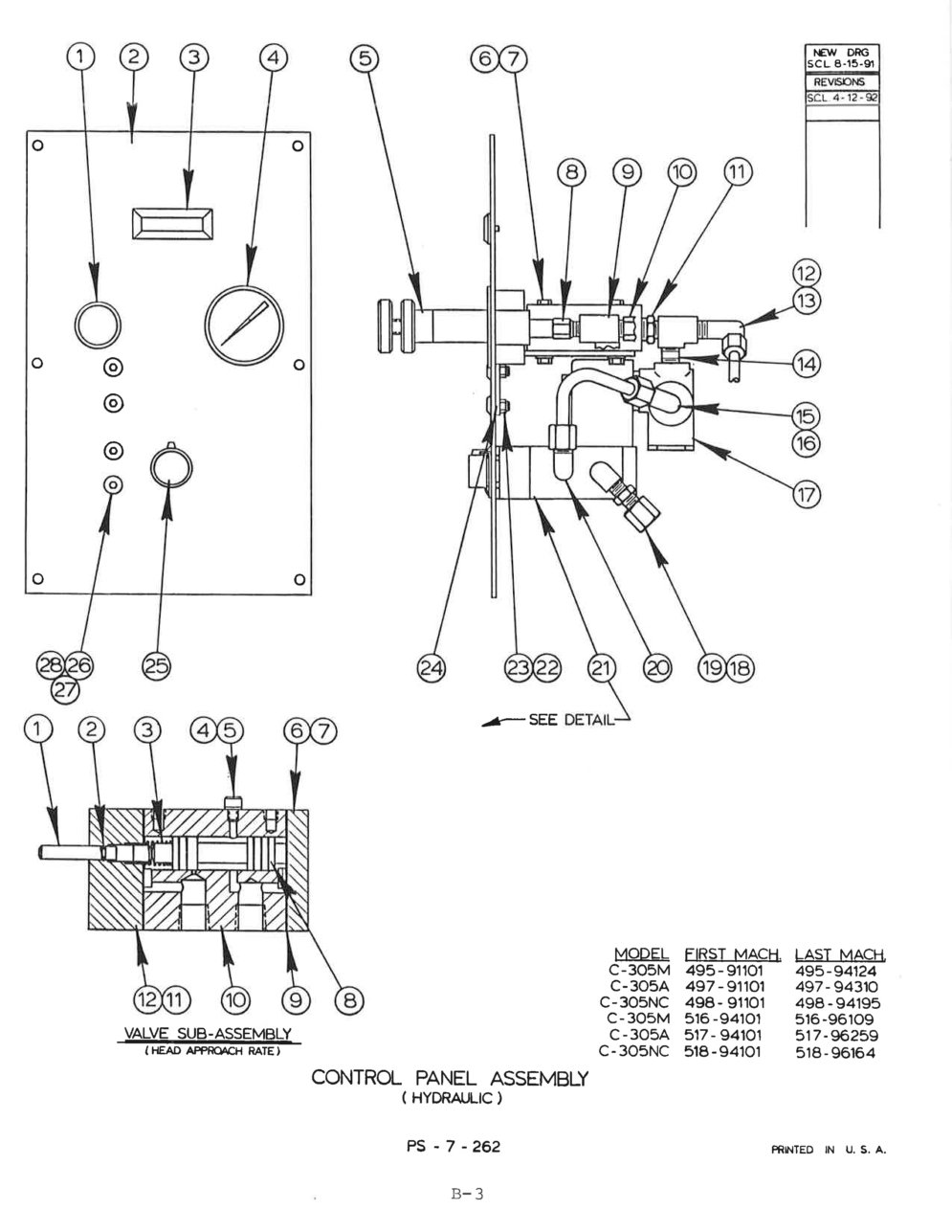 Exploded View Parts Ordering: C-305A_517