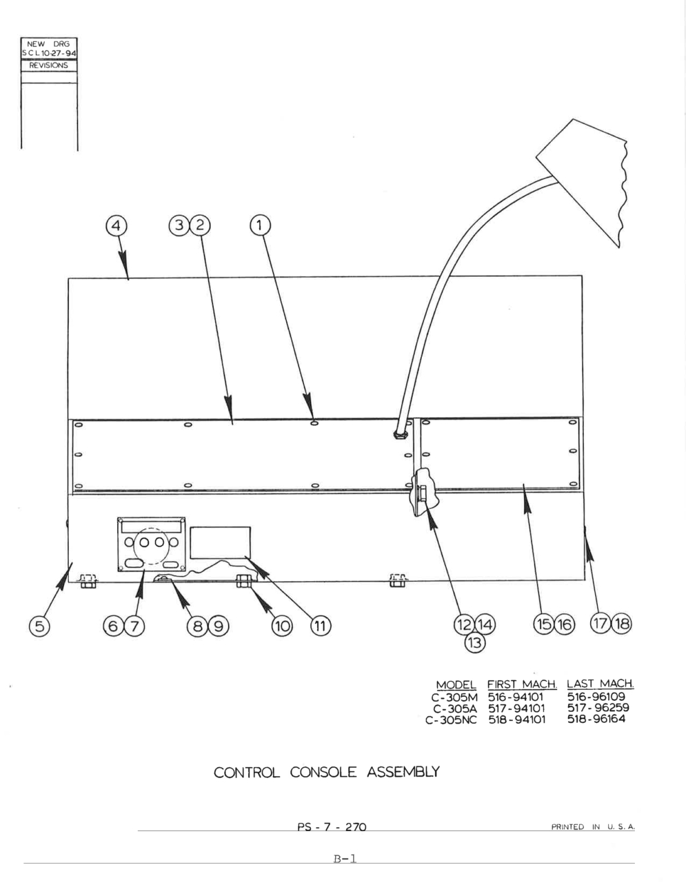 Exploded View Parts Ordering: C-305A_517