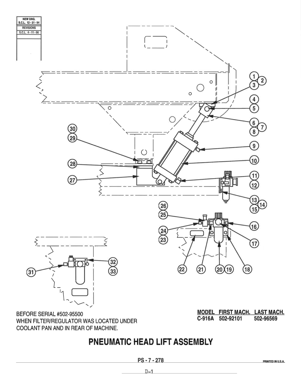 Exploded View Parts Ordering: C-916A_502